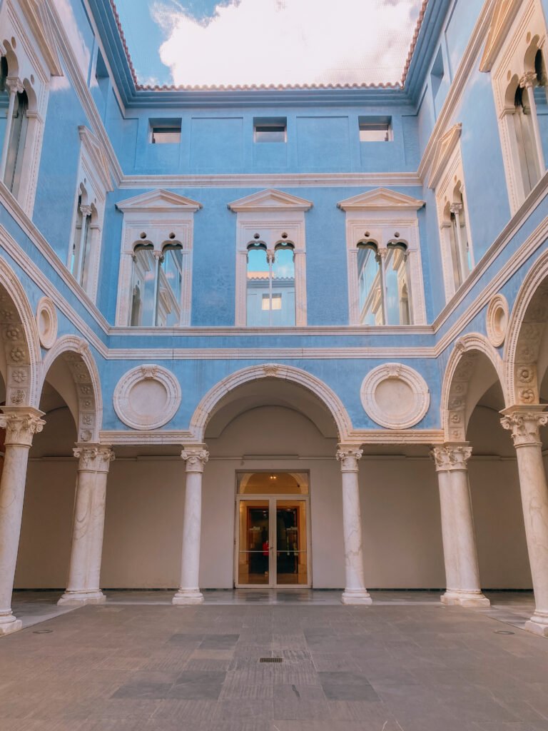  the blue courtyard