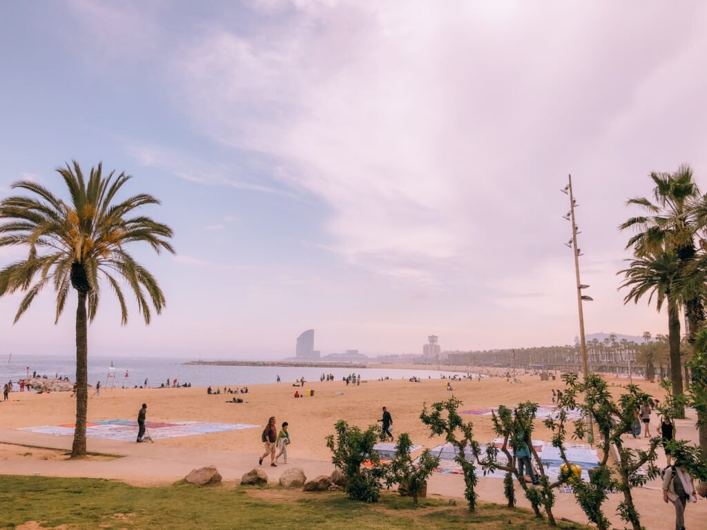 barceloneta beach beautiful photo spots in barcelona